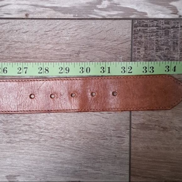 ESPRIT Caramel Brown Faux Leather Faux Calf-Hair Adjustable Silver Buckle Belt main image 14